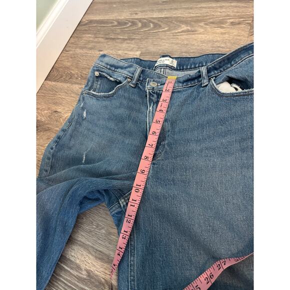 Abercrombie & Fitch Women's 90's Straight Ultra High Rise Jeans - Picture 9 of 10